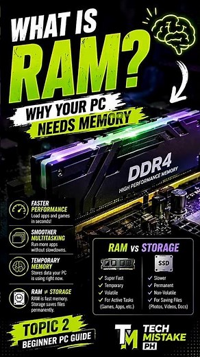 What Does RAM Do? 🖥️ Beginner PC Guide