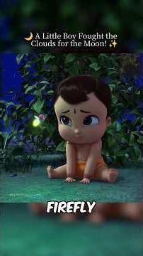 🌙 A Little Boy Fought the Clouds for the Moon! ✨"