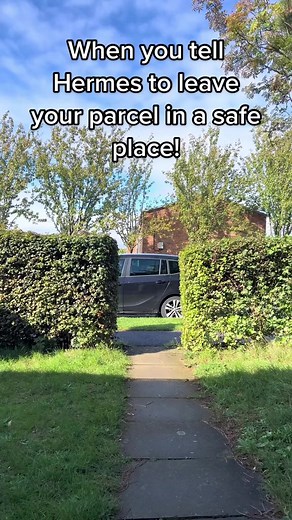 Leave it in a safe space #Hermes #delivery #comedy #reels | TheScullydad