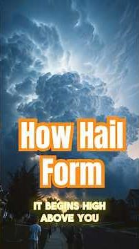 The Secret Life of Hailstorms: How Ice Falls from the Sky #hailrain #hailstorm
