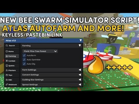 New Bee Swarm Simulator Script! Autofarm, Autofarm Honey, Macro, Atlas, Keyless Pastebin 2025! ❄🎁⛄