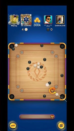 🔥🤔How To Easy Break To Finish🤔🔥Carrompool🤔 #carrompool #shorts