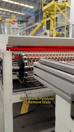 Solar Panel Pyrolysis Line | High-Efficiency Glass Separation & Recycling #solarpanelrecycling #pyrolysismachine #glassseparation #pvrecycling #solarpanelwaste #renewablerecycling #recyclingmachines #solarpanelpyrolysis #pvmodule #cleanenergyrecycling #solarpanelprocessing #solarpanelrecovery #recyclingline #wastemanagement #sustainabletechnology #greenenergy #environmentaltech #industrialrecycling | Henan Suny Machinery Equipment Co., Ltd.