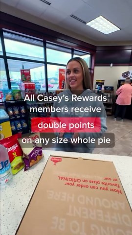 Gabbie Marshall | #ad More points are always better. 🏀 And now @caseys Rewards members can get double points in the app when they purchase any size whole... | Instagram