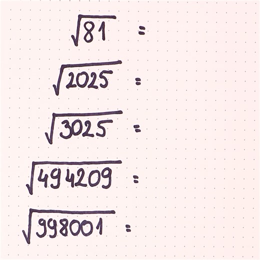 Master square roots quickly with this easy trick! 🧠💡 | Trendy Magazine