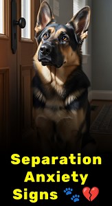 Is your German Shepherd showing these signs? 🐾💔 #GermanShepherd #DogAnxiety #SeparationAnxiety #DogMomLife #GermanShepherdLove | German Shepherds Family