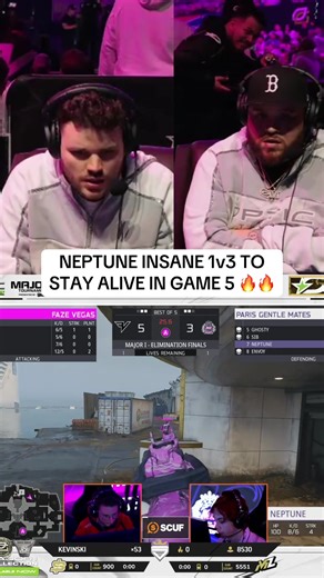 Neptune's Insane 1v3 Clutch in Game 5