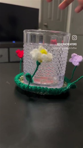This Coaster GROWS a Garden?! 🌷✨ Viral 2026 Crochet