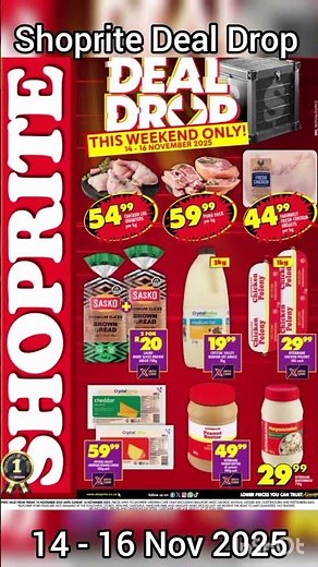 Shoprite DEAL DROP Specials! Biggest Savings This Week | SmartSaver #smartsaversa