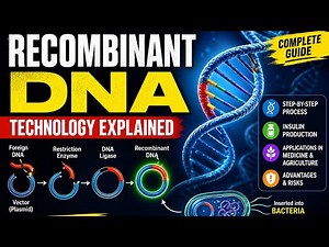 Recombinant DNA Technology Explained | Genetic Engineering, Insulin Production & Applications