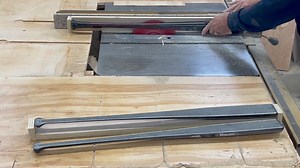 Sawing a Baum Bat wood composite in half 🫡 | The Baseball Bat Bros