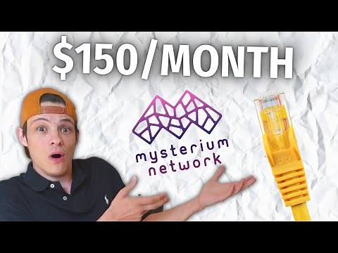 Earn Free Crypto With Your Internet?! | MYST NODES & Giveaway