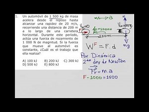 Como resolver problemas de trabajo mecánico en física
