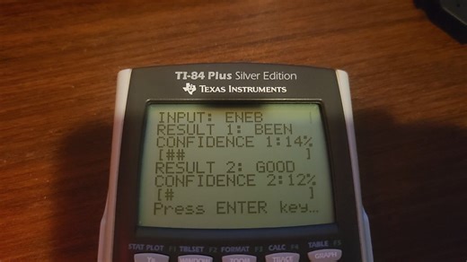 A Neural Net For A Graphing Calculator?