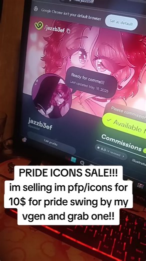 My #vgen is in my bio!! #pride #pridemonth🏳️‍🌈 #pridecommissions #pridecommissions