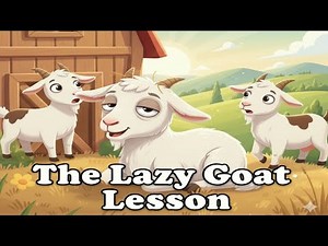 The Lazy Goat Who Learned a Lesson | Motivational Animal Story