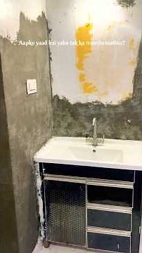 Wall Transformation Continues | From Damp to Dreamy Finish | DIY Waterproof Putty & Primer #diy