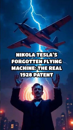 Nikola Tesla’s Forgotten Flying Machine: The Real 1928 Patent