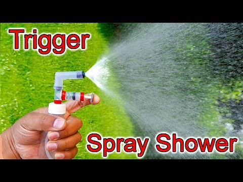 How To Make Powerful Hand Spray Shower | Trigger Sprayers Shower | Hand Water Spray Pump | Water Gun