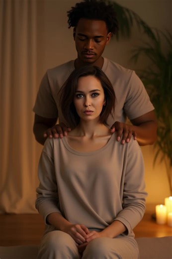 Calming Touch Techniques for Neck and Chest Relaxation