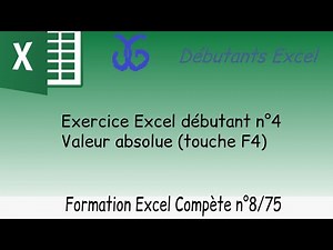 8/75 – Exercice Excel débutant n°4 – Valeur absolue