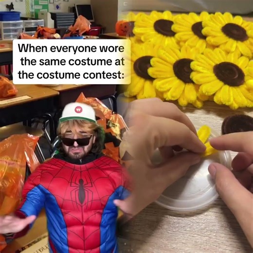 When everyone wore the same costume at the co