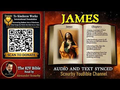 59 | The Book of JAMES KJV) | Read By Alexander Scourby | AUDIO and TEXT | Synced Together.