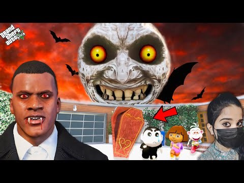 Evil moon | Franklin Become Vampire- GTA 5