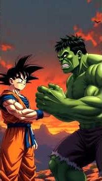 Goku vs Hulk Who Win? #goku #hulk