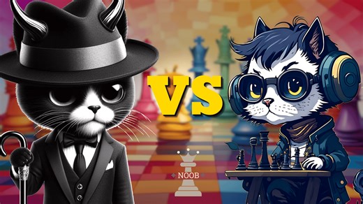 Four Knights Scotch | Chess Cat FIGHT! 😹