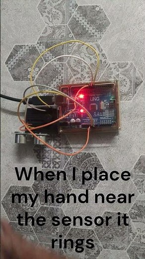 TOUCHLESS Door Bell with Arduino UNO and Ultrasonic Sensor |‪@RoboticbyNUTHAND‬ |