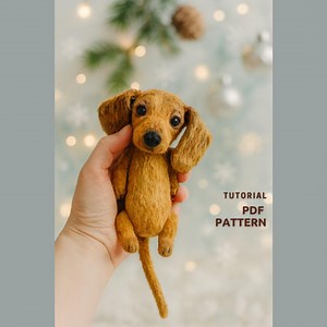 Dachshund Plush Sewing Pattern: Beginner-friendly Stuffed Animal DIY (PDF Pattern) - Etsy UK