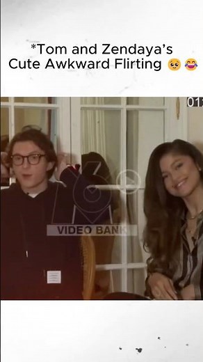 Tom and Zendaya’s Cute Awkward Flirting 🥹😂#Zendaya #TomHolland #Tomdaya