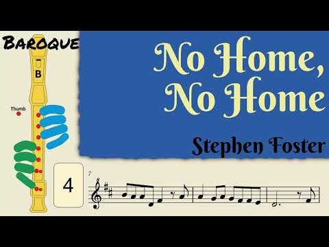 No Home, No Home | Baroque Soprano Recorder Tutorial by Notes to Play