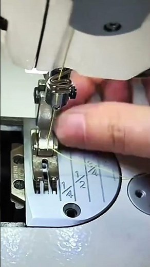 How to set sewing machine knife setting #shorts