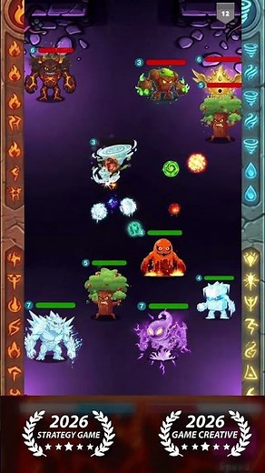 Elemental Merge Monster Game : Unlock New Monsters by Merging Elements!