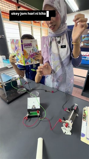 Elektromagnet Sains Tingkatan 2. Video direkod untuk tujuan pembelajaran. Video direkod dengan kebenaran murid. #experiment #perlisleads #abcxyz #science #Electromagnet