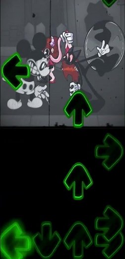 FNF: mickey mouse | Cat cartoon (Hard Mod) Friday Night Funkin'🎶#Shorts #Short