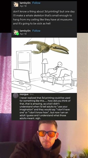 3D Printing a Whale Skeleton for Your Ceiling¿!!LeoReacts!
