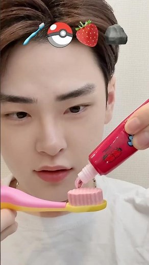 toothpaste toothbrush eating #eatingchallenge #mukbang