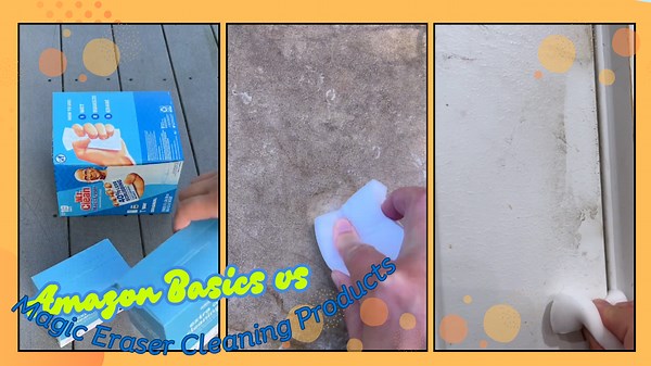 Amazon Basics vs Magic Eraser Cleaning Products
