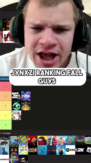 Jynxzi Ranking Fall Guys!!!