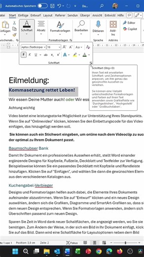 Word Trick: Ausgeblendeter Text statt Kommentare – perfekte Notizen ohne Druck & Serienmail