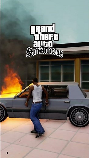 Burning Car vs Pool in Every GTA Game! 🔥