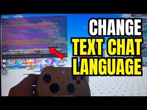 Roblox Xbox: How to Change Text Chat Translation Language Tutorial! (Easy Guide) - 2025