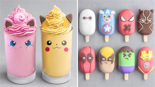 How to Make Pokémon & Superhero Treats ⚡🦸 | Satisfying Dessert Tutorial