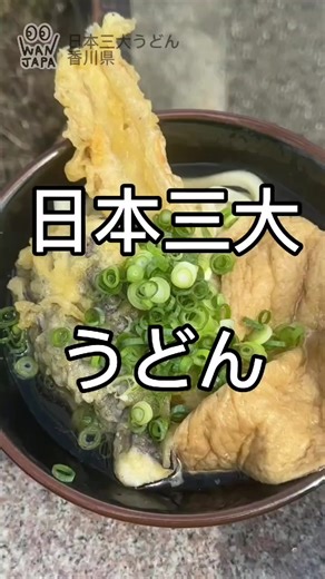 香川県の美味しい三大うどんの紹介