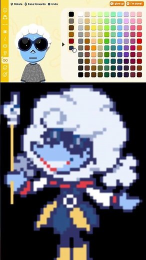 How to make Elnina from Deltarune #elnina #deltarune