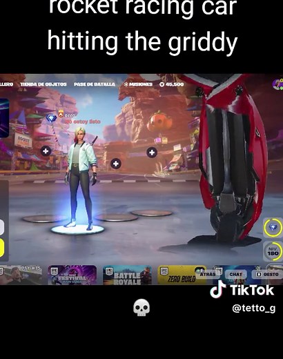 Get Griddy Fortnite Dance: Rocket Racing Car
