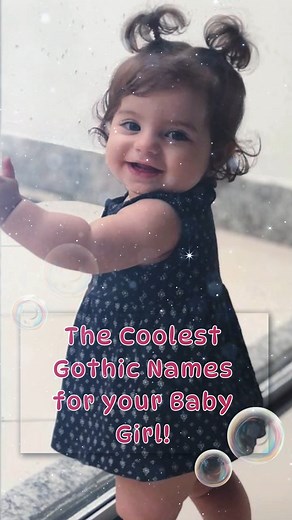 The Coolest Gothic Names for your Baby Girl! #name #babynames #babygirl #gothic #Top10 #rainbowbaby | BabyLoe